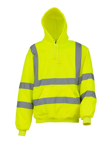 YOK-HVK05-Hi-Vis Pull-Over Hoodie
